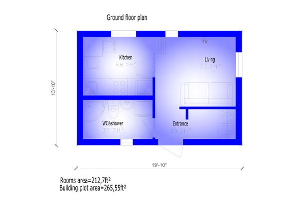 Modern Floor Plan - Main Floor Plan #549-23
