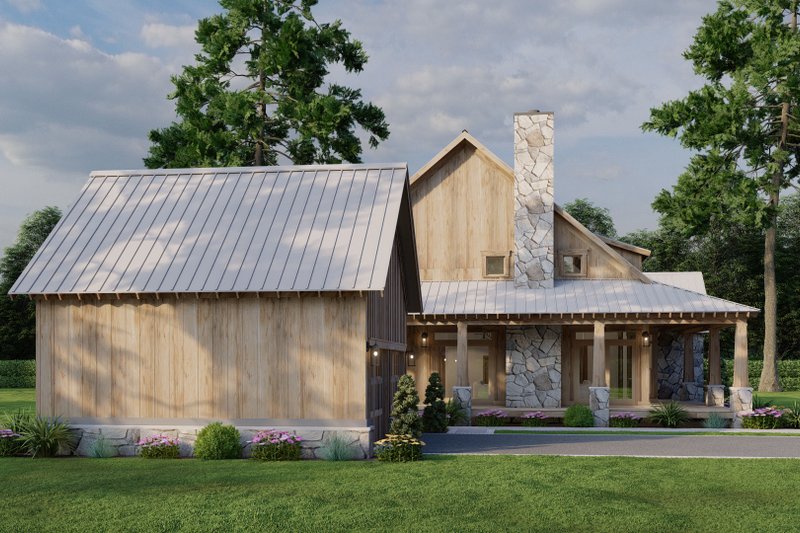House Design - Exterior - Other Elevation 2 for Cottage House Plan #923-362 - 3 bed, 2.5 bath