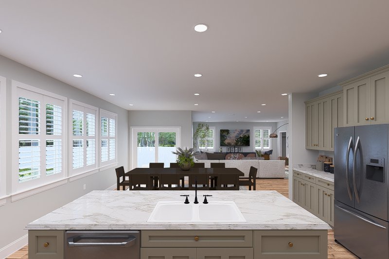 Architectural House Design - Interior - Kitchen for Farmhouse House Plan #1060-245 - 3 bed, 2.5 bath