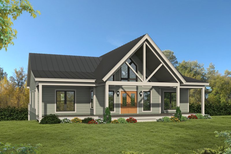 Traditional Style House Plan - 2 Beds 2 Baths 1485 Sq/Ft Plan #932-514 ...