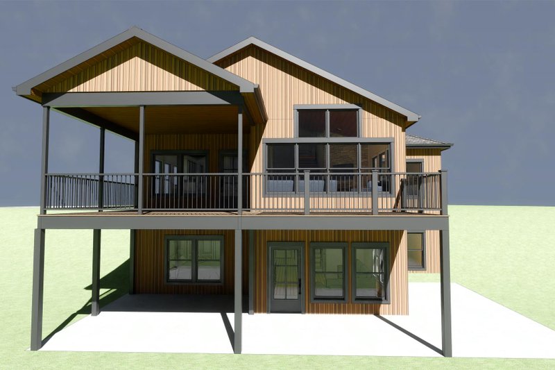 House Blueprint - Photo 3 for Farmhouse House Plan #1109-28 - 4 bed, 3 bath