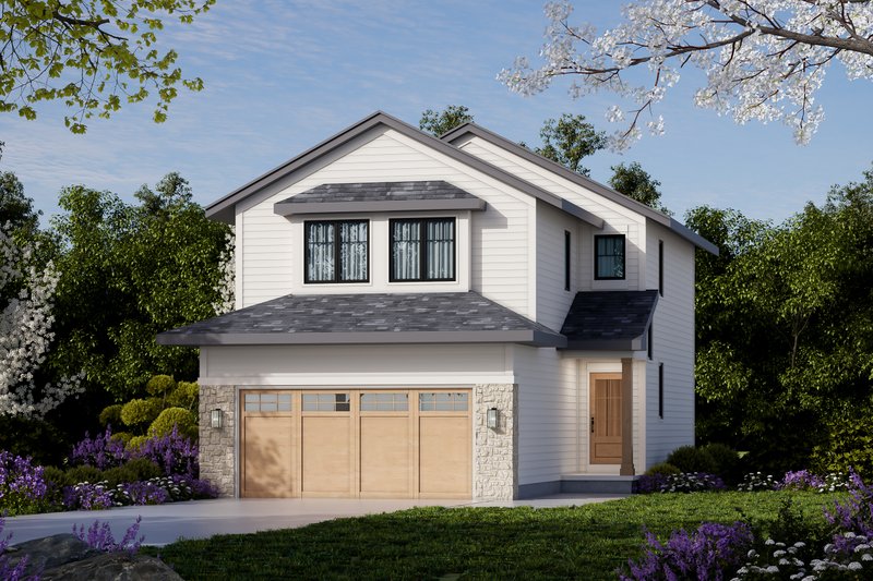 Dream House Plan - Traditional Exterior - Front Elevation Plan #20-2102