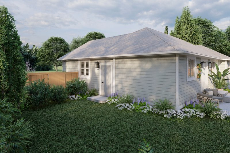 Dream House Plan - Exterior - Other Elevation for Traditional House Plan #1060-176 - 3 bed, 2 bath
