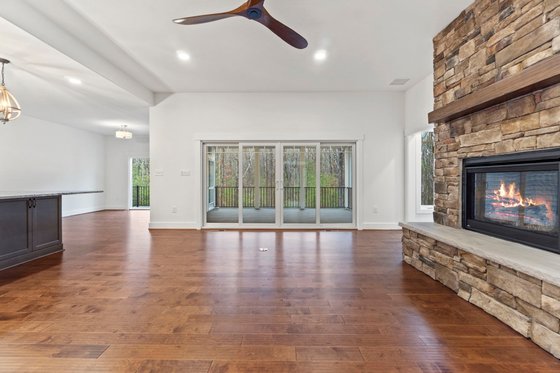 Interior - Family Room 1 for Farmhouse House Plan #923-154 - 3 bed, 2.5 bath