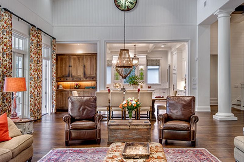 House Blueprint - Interior - Family Room 1 for Southern House Plan #930-534 - 4 bed, 5.5 bath