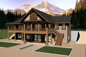 Ranch Exterior - Front Elevation Plan #117-567