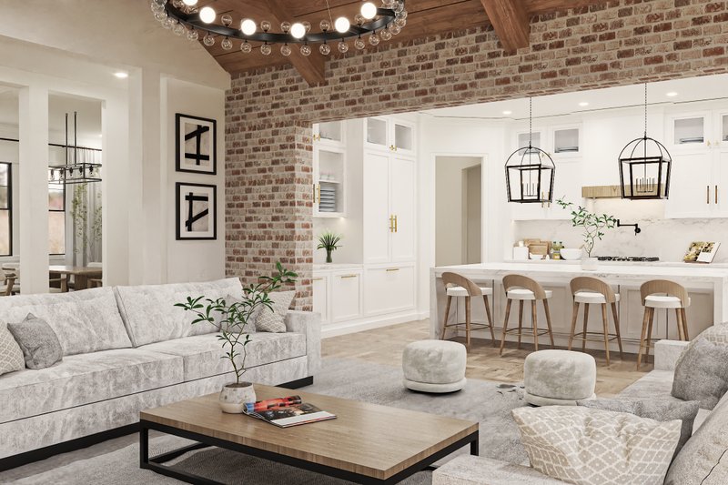 House Design - Interior - Family Room for Craftsman House Plan #119-457 - 3 bed, 2.5 bath