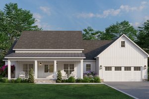 Farmhouse Exterior - Front Elevation Plan #923-386