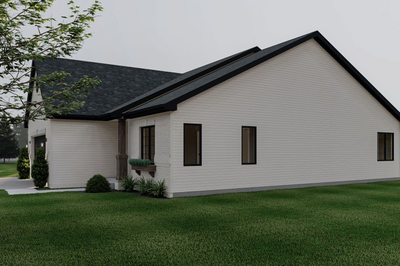 Architectural House Design - Exterior - Other Elevation 1 for Traditional House Plan #455-228 - 3 bed, 2 bath