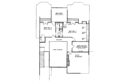 European Style House Plan - 3 Beds 2.5 Baths 3730 Sq/Ft Plan #17-202 