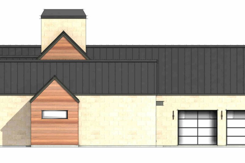 Dream House Plan - Exterior - Other Elevation for Modern House Plan #1096-185 - 4 bed, 4.5 bath