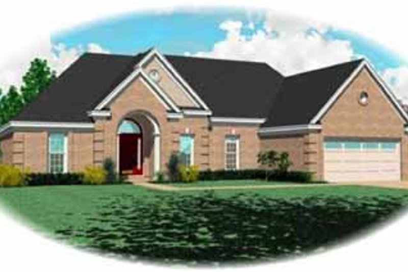 Traditional Style House Plan - 3 Beds 2 Baths 1771 Sq/Ft Plan #81-282