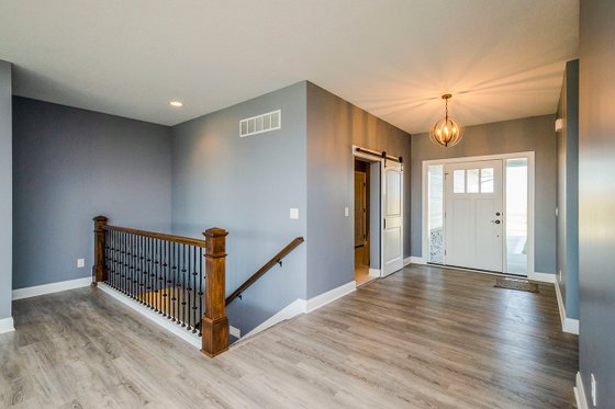 Interior - Entry for Ranch House Plan #70-1484 - 2 bed, 2 bath