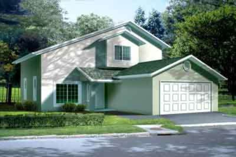 Architectural House Design - Traditional Exterior - Front Elevation Plan #1-1372