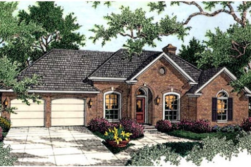 Home Plan - Traditional Exterior - Front Elevation Plan #406-120