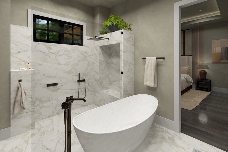 House Design - Interior - Master Bathroom 1 for Cottage House Plan #120-287 - 3 bed, 2.5 bath