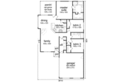 Modern Style House Plan - 3 Beds 2 Baths 1464 Sq/Ft Plan #84-515 