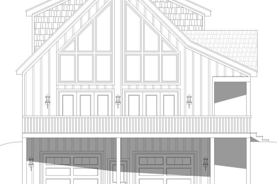 Exterior - Other Elevation for Traditional House Plan #932-440 - 3 bed, 2.5 bath