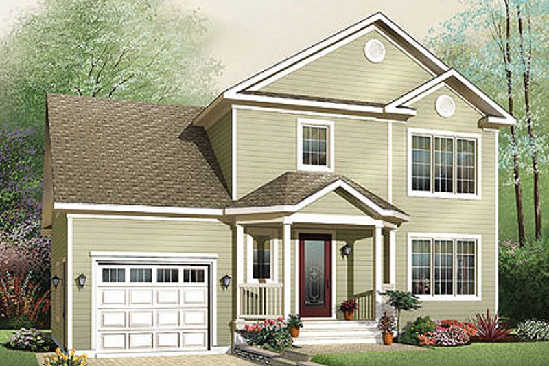 Home Plan - Traditional Exterior - Front Elevation Plan #23-659
