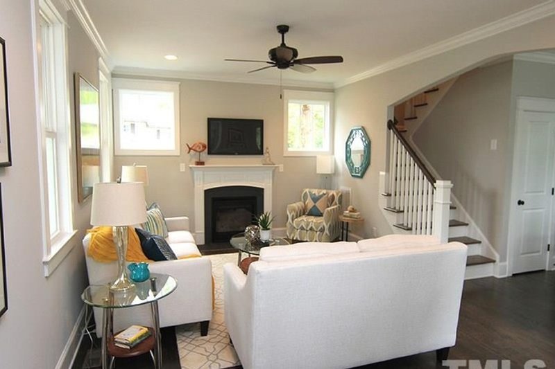 Architectural House Design - Interior - Family Room for Craftsman House Plan #79-346 - 3 bed, 2.5 bath