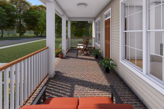 Exterior - Other Elevation 3 for Craftsman House Plan #513-2094 - 3 bed, 2 bath