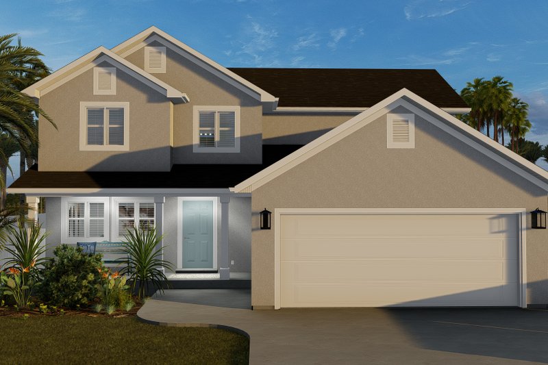 Home Plan - Traditional Exterior - Front Elevation Plan #1060-68