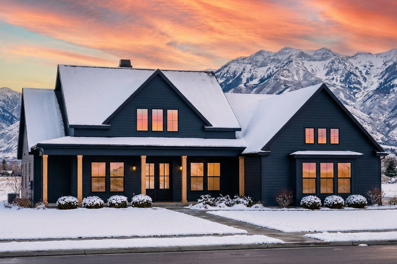 House Blueprint - Exterior - Front Elevation 3 for Farmhouse House Plan #1096-67 - 4 bed, 3 bath