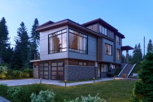 Exterior - Other Elevation for Contemporary House Plan #1066-33 - 5 bed, 4 bath