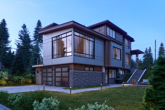 Exterior - Other Elevation for Contemporary House Plan #1066-33 - 5 bed, 4 bath