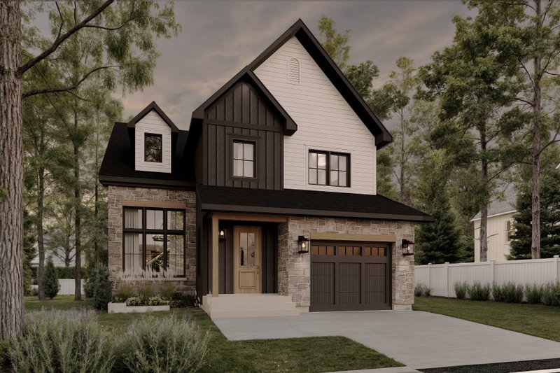 House Plan Design - European Exterior - Front Elevation Plan #23-281