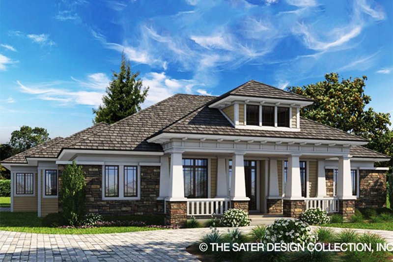 Prairie Style House Plan 3 Beds 5 Baths 2476 Sq Ft