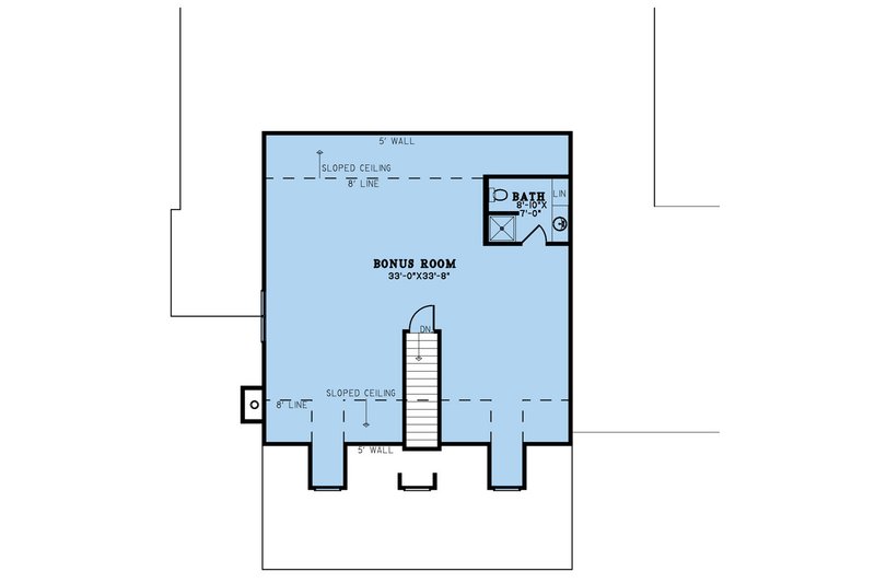 Architectural House Design - Floor Plan - Upper Floor for Farmhouse House Plan #923-276 - 4 bed, 3 bath