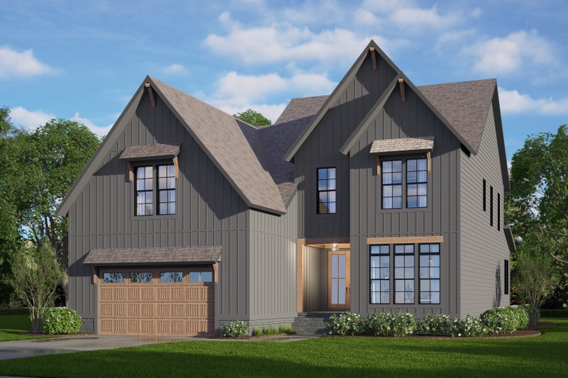Dream House Plan - Craftsman Exterior - Front Elevation Plan #1080-27