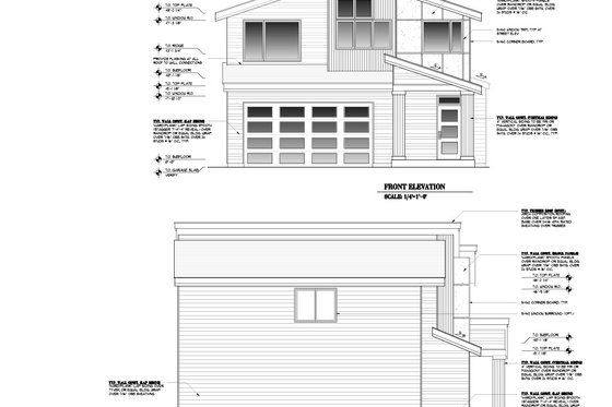 Exterior - Other Elevation for Craftsman House Plan #53-713 - 3 bed, 2.5 bath