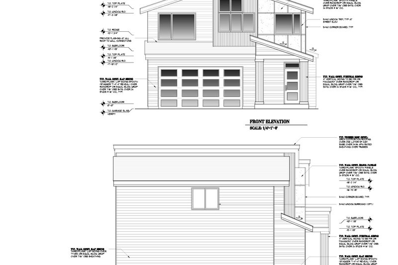 Home Plan - Exterior - Other Elevation for Craftsman House Plan #53-713 - 3 bed, 2.5 bath