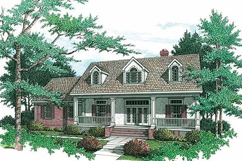 Home Plan - Farmhouse Exterior - Front Elevation Plan #45-133