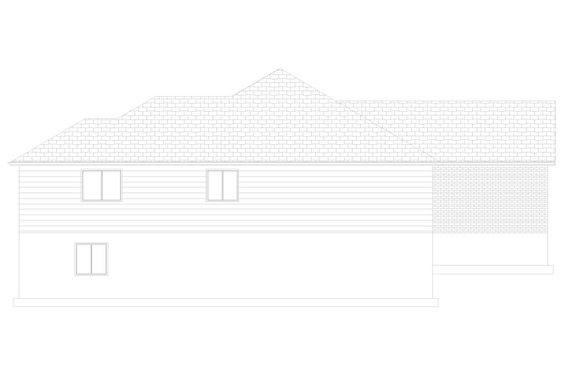 House Blueprint - Exterior - Other Elevation 1 for Cottage House Plan #1060-177 - 3 bed, 2 bath