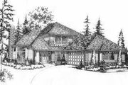 Cottage Style House Plan - 2 Beds 3 Baths 1561 Sq/Ft Plan #78-198 Exterior 