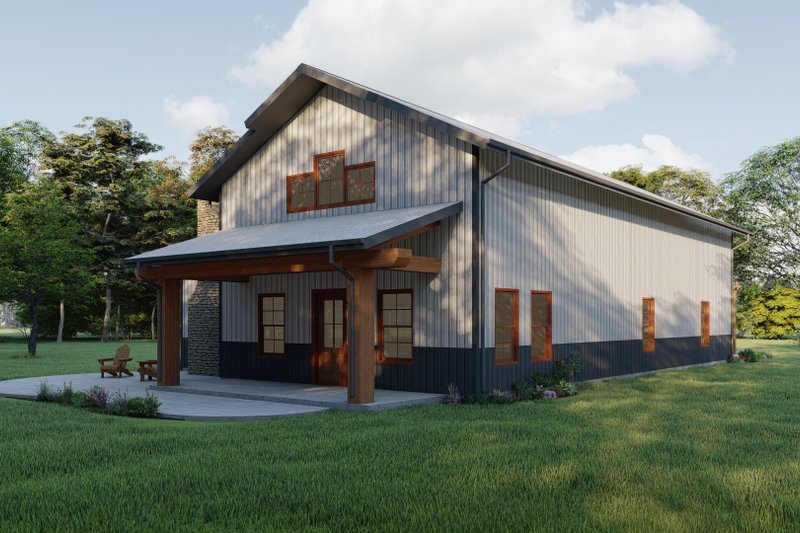 House Design - Exterior - Other Elevation for Farmhouse House Plan #1092-5 - 3 bed, 3.5 bath
