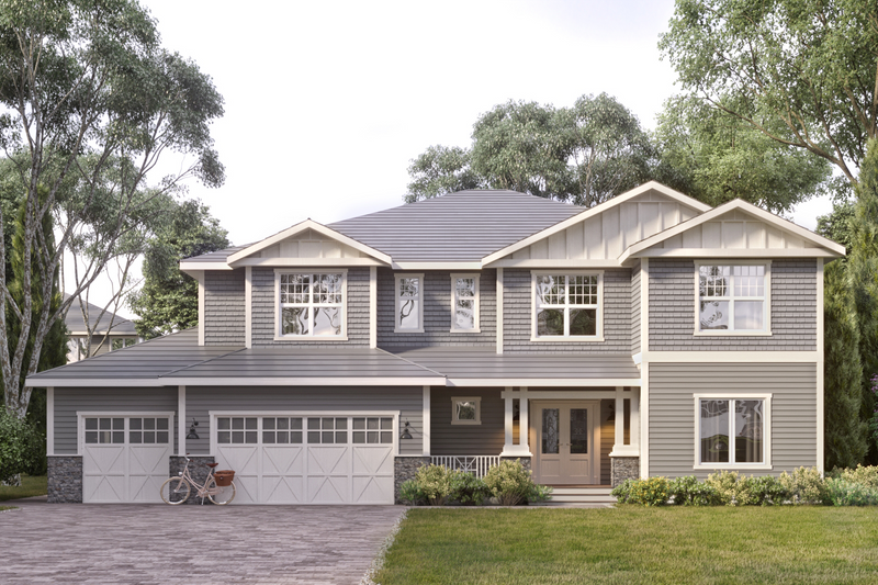 House Design - Craftsman Exterior - Front Elevation Plan #1066-26