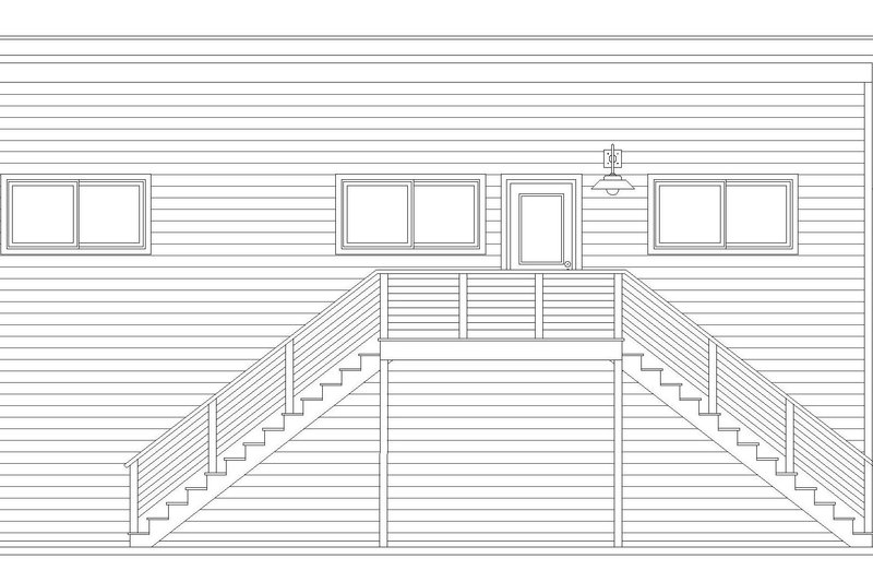Architectural House Design - Exterior - Other Elevation for Contemporary House Plan #932-238, 1 bath