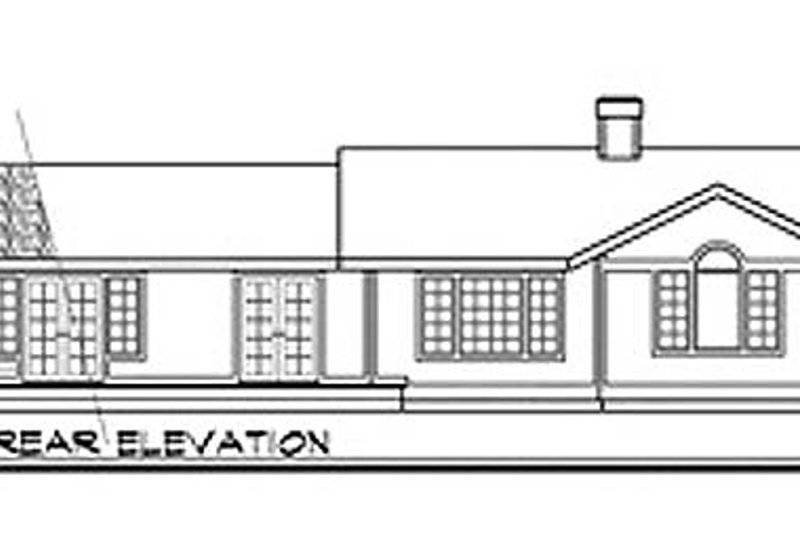 Home Plan - Exterior - Other Elevation 2 for Ranch House Plan #124-120 - 3 bed, 2.5 bath