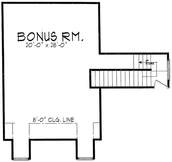 European Floor Plan - Other Floor Plan #62-138