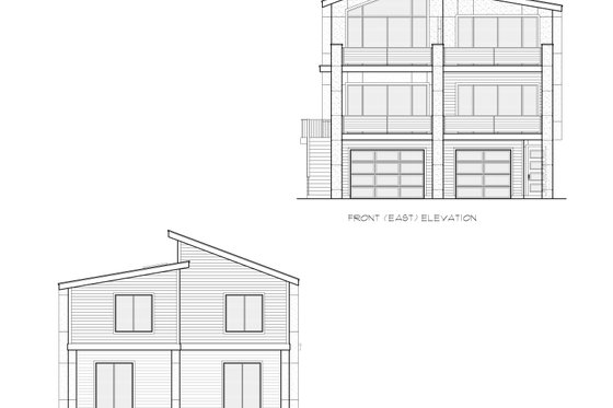 Exterior - Other Elevation 2 for Contemporary House Plan #1066-71 - 6 bed, 6 bath