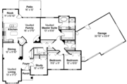 Mediterranean Style House Plan - 4 Beds 2 Baths 2344 Sq/Ft Plan #124-326 