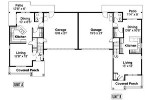 Floor Plan - Main Floor House Plan #124-814 - 8 bed, 5 bath