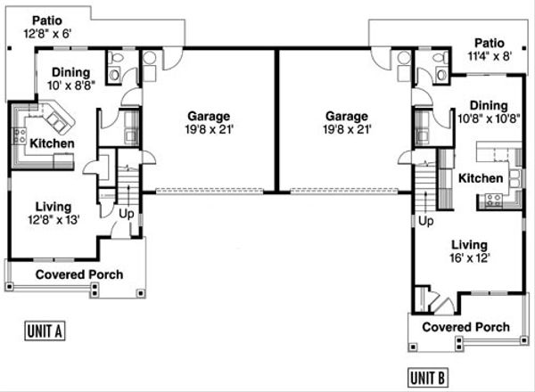 Home Plan - Floor Plan - Main Floor Plan #124-814