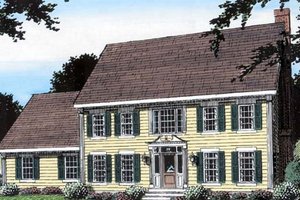 Traditional Exterior - Front Elevation Plan #312-837