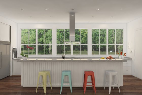 Interior - Kitchen 1 for Ranch House Plan #888-9 - 3 bed, 3.5 bath