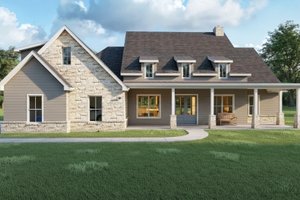 Architectural House Design - Exterior - Front Elevation for Craftsman House Plan #1127-9 - 3 bed, 2 bath